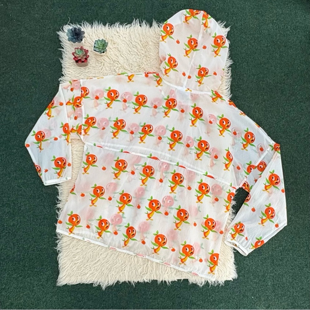 Disney Orange Bird Windbreaker Pullover NEW - Picture 12 of 12